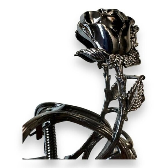 Steel Rose Claw Clip - Picture 4 of 6